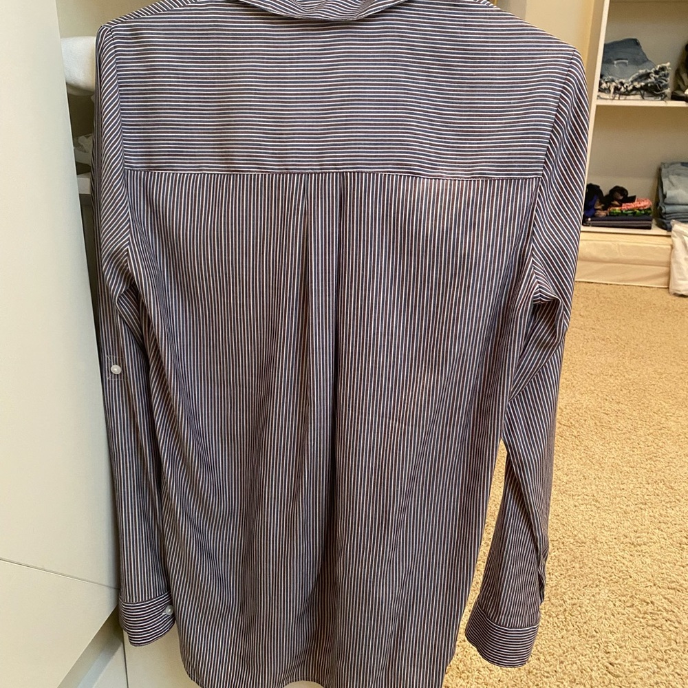 Striped Express button down top - Picture 2 of 2